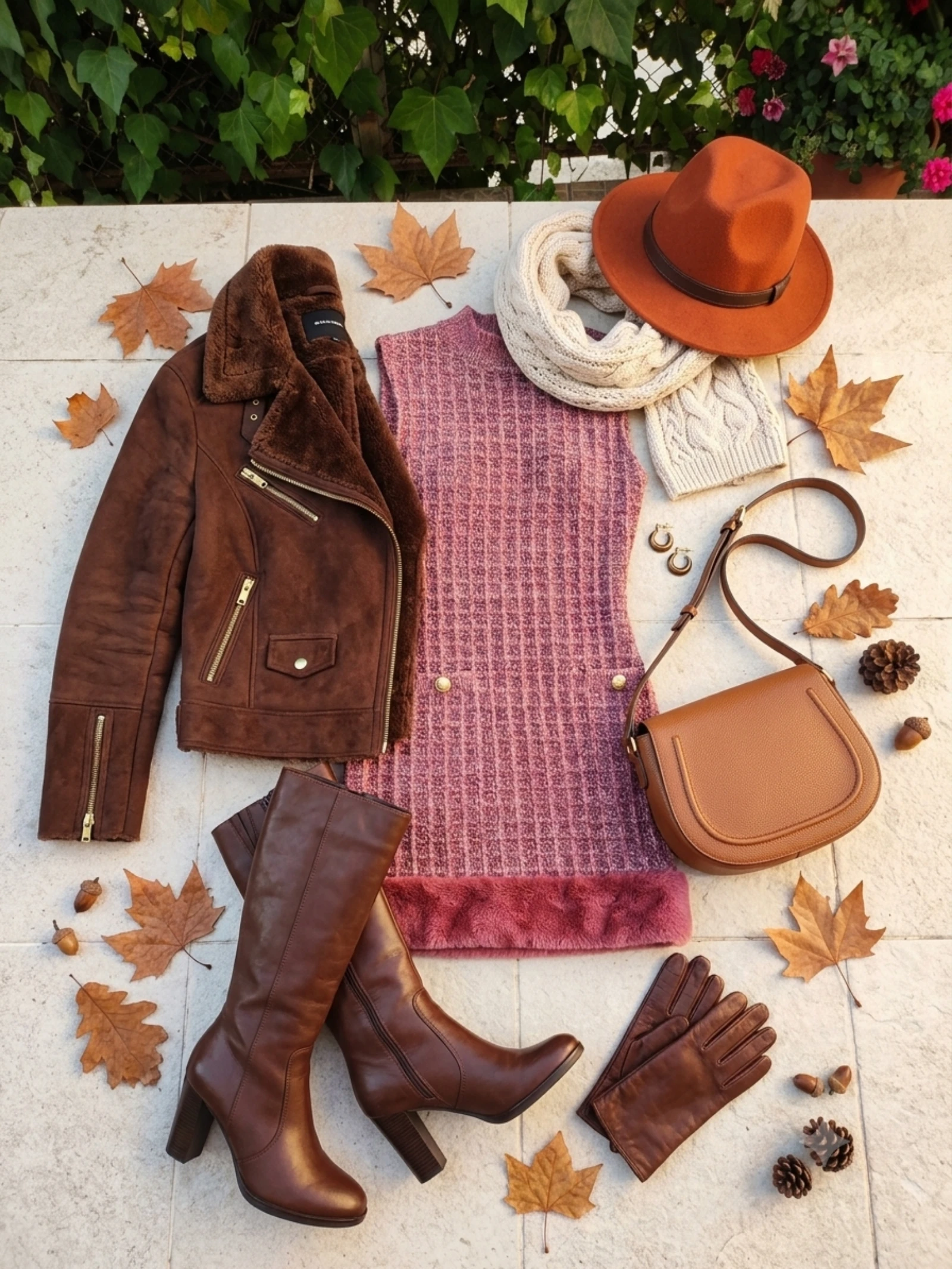 Vestido de malha Zara Rosa Fúcsia/Mistura com Pelo e Botões Dourados - Tamanho M - – photo 2